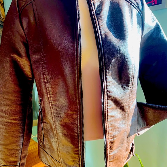G. H. Bass & Co Faux Leather Moto Jacket - Picture 8 of 16